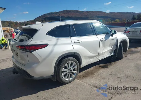 2021 Toyota Highlander Hybrid Limited from USA, damaged, VIN 5TDXBRCH5MS520731